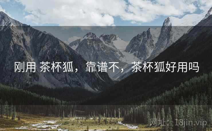 刚用 茶杯狐，靠谱不，茶杯狐好用吗